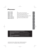 Pioneer MCS-737 Manual de usuario