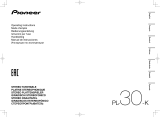 Pioneer PL-30 Manual de usuario