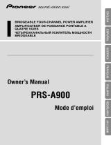 Pioneer PRS-A900 Manual de usuario