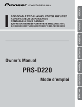 Pioneer PRS-D220 Manual de usuario