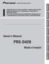 Pioneer PRS-D420 Manual de usuario