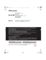 Pioneer S-11 Manual de usuario