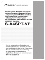 Pioneer S-A4SPT-VP El manual del propietario