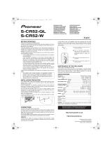 Pioneer S-CR52-W Manual de usuario