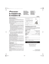 Pioneer S-H320V-QL Manual de usuario
