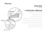 Pioneer VSX-832 El manual del propietario