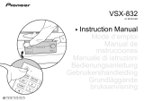 Pioneer VSX -832 av Manual de usuario