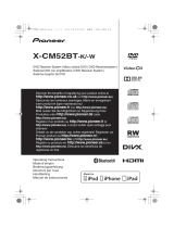Pioneer X-CM52BT Manual de usuario