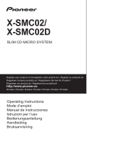 Pioneer X-SMC02 Manual de usuario