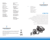 Plantronics CS70 WIRELESS HEADSET SYSTEM El manual del propietario