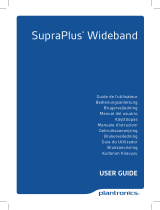 Plantronics SupraPlus Wideband HW261 Manual de usuario