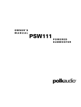 Polk Audio PSW111 Manual de usuario