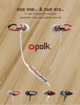 Polk Audio Nue Voe - Factory Renewed Manual de usuario