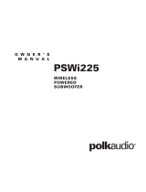 Polk Audio PSWi225 Manual de usuario