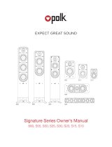 Polk Audio S30 - Factory Renewed Manual de usuario