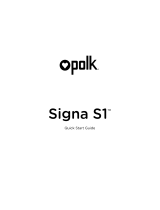 Polk Signa S1 El manual del propietario