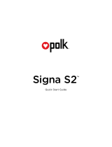 Polk Audio Signa S2 Guía del usuario