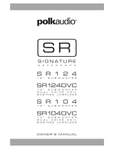 Polk Audio SR 124 Manual de usuario