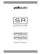 Polk Audio SR5250 Manual de usuario