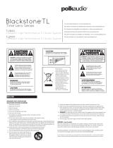 Polk Blackstone TL series Manual de usuario