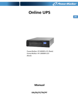PowerWalker VFI 10000R LCD El manual del propietario