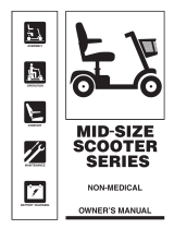 Pride Mobility Mid-Size Scooter El manual del propietario