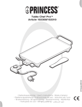 Princess Table Chef Pro 102310 Manual de usuario