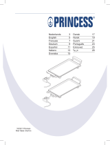 Princess 102321 Table Chef tm Midi El manual del propietario