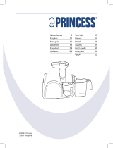 Princess 202041 Juicer Vitapure El manual del propietario
