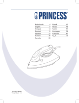 Princess 322200 Travel Steam Iron El manual del propietario