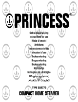 Princess 332770 Princess Compact Home Steamer El manual del propietario