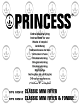 Princess Mini Friteuse Et Fondue 840 W 1,2 L Argenté 182611 El manual del propietario