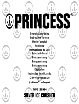 Princess ice crusher silver El manual del propietario