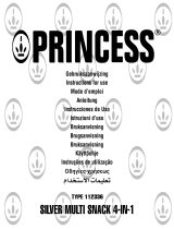 Princess 112336 silver multi snack 4 in 1 El manual del propietario