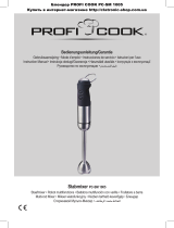 Profi Cook PC-SM 1005 Manual de usuario