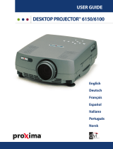 Proxima ASA 6150/6100 Manual de usuario
