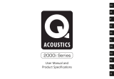 Q Acoustics 2000i serues Manual de usuario