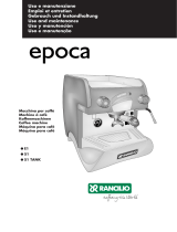 Rancilio EPOCA 2GR. S Manual de usuario