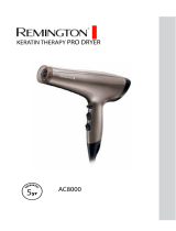 Remington Keratin Therapy Pro Dryer AC8000 Manual de usuario