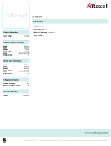 Rexel 11398201 Ficha de datos