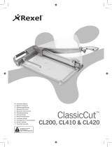 Rexel ClassicCut CL410 Guillotine Manual de usuario