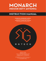 RGTech Monarch 50 HDTV Antenna Transparent Manual de usuario
