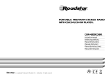Roadstar CDR-4200CD-BK El manual del propietario