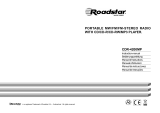 Roadstar CDR-4200MP El manual del propietario