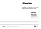 Roadstar CDR-4230MP El manual del propietario