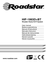 Roadstar HIF-1993D+BT Manual de usuario