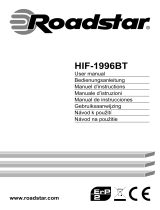 Roadstar HIF-1996BT Manual de usuario