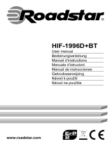 Roadstar HIF-1996D+BT Manual de usuario