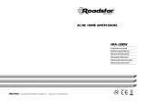 Roadstar HRA-1200W El manual del propietario