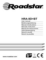 Roadstar HRA-9D+BT-Wood Manual de usuario